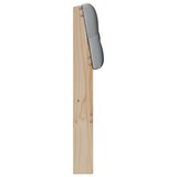 thumbnail of vidaXL Gepolstertes Kopfteil Hellgrau 135 cm Massives Kiefernholz