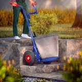 thumbnail of DASCK - Carretilha Dobrável com Rodas Pneumáticas, Plataforma Reforçada, Carga Máxima 200 kg, Azul, Pegas Ergonômicas