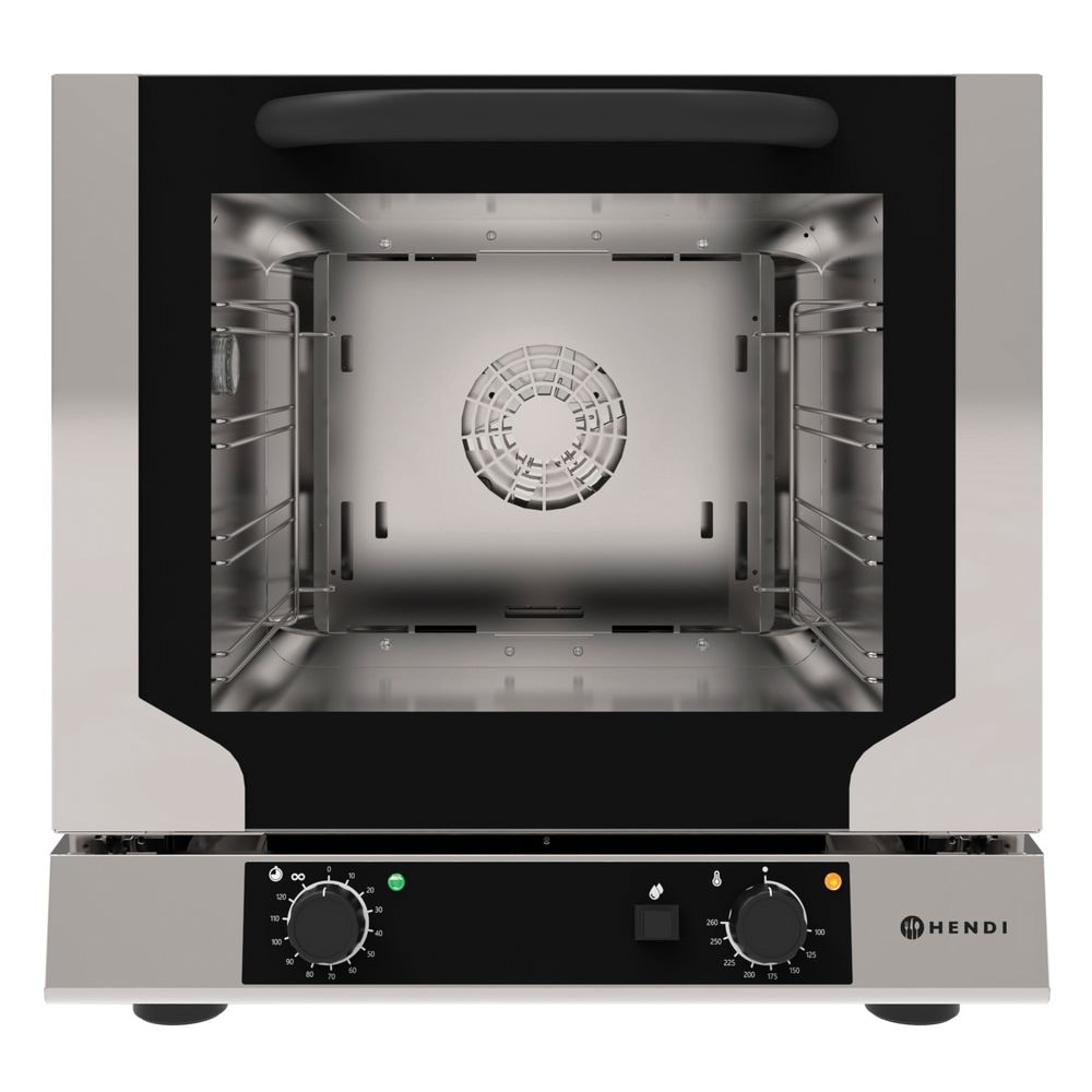HENDI Heteluchtoven compact met vochtinjectie, 220-240V/3100W, 590x709x(H)589mm