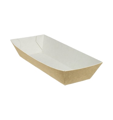 MONOUSO - Barqueta Hot Dog Kraft 17,0x5,5x3,8cm (1.000 Uds)
