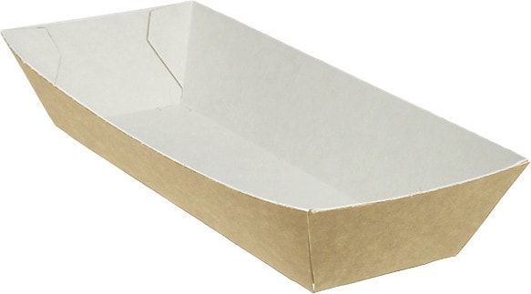 MONOUSO - Barqueta Hot Dog Kraft 17,0x5,5x3,8cm (1.000 Uds)