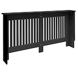 thumbnail of ECD Germany Heizkörperverkleidung Landhausstil 152x19x82 cm Schwarz, MDF lackiert, Heizungsverkleidung Heizkörperabdeckung für Wohnzimmer &