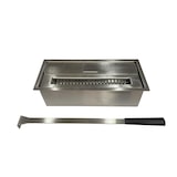 thumbnail of Quemador de bioetanol 1,5LT ACERO INOXIDABLE 430SS L30 x P12,5 x H8,5 cm