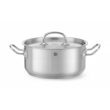thumbnail of HENDI Topf niedrig - mit Deckel, Kitchen Line, 4,9L, ⌀240x(H)110mm
