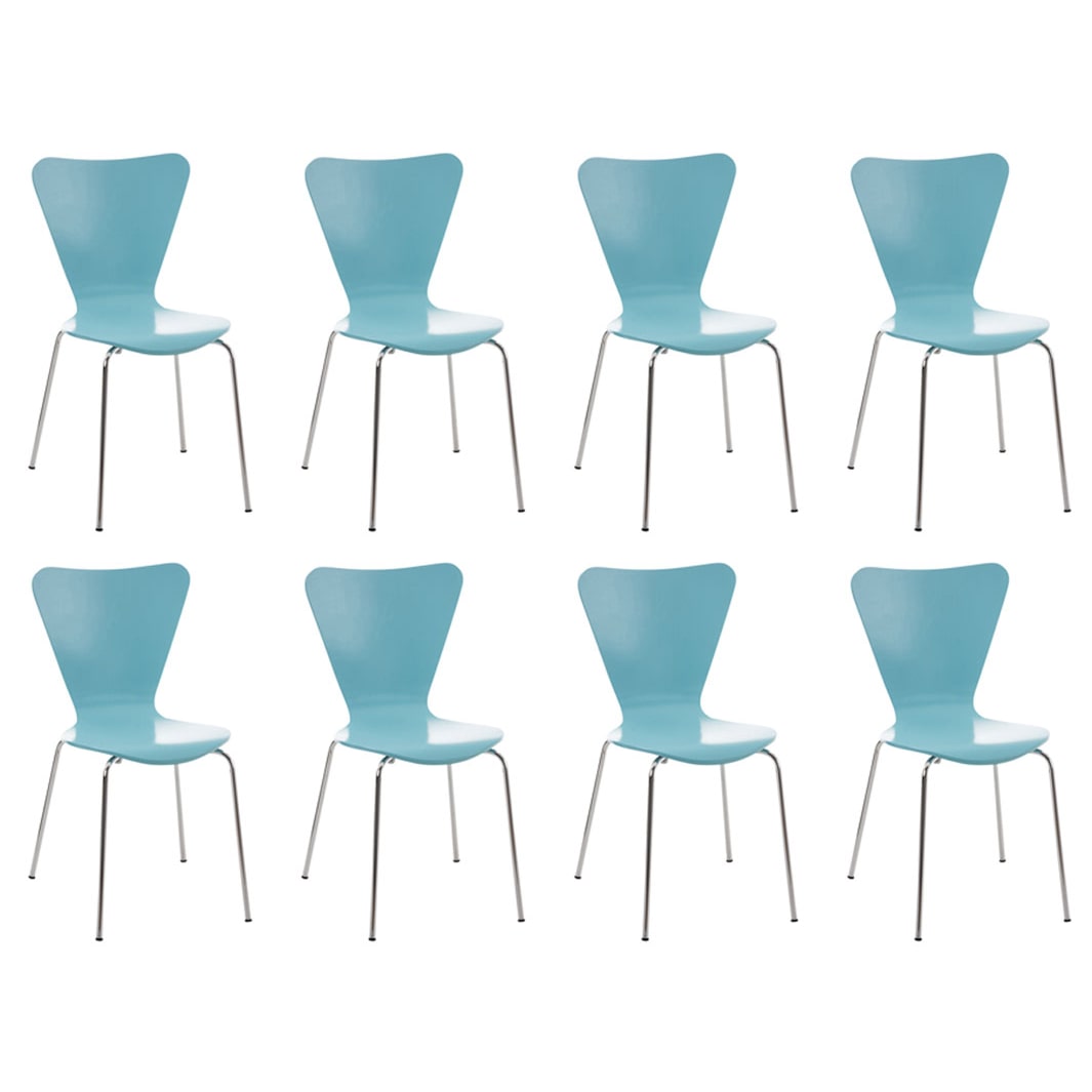 8x Konferenzstuhl Calisto hellblau