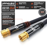 thumbnail of Primewire HDTV Satellitenkabel mit Braiding - 135Db - 75 Ohm - Stoffummantelung - 1 m