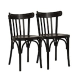 thumbnail of METRO PROFESSIONAL Bistro restaurantstoel, set van 2, beukenhout, wengé