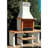 thumbnail of MF - Grillkamin Modell New Azores Plus XL (Grau, Orange - 210 x 81 x 250 cm) REF: 3509/5 - Für Außenbereich