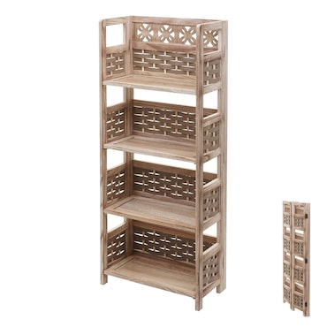 Mendler - Scaffale Portavasi 2 Ripiani Decorativo Da Interno Hwc-k71
