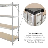 thumbnail of 4x Schwerlastregal 180x160x60 cm Traglast 1000 kg Steckregal Lagerregal Kellerregal Werkstattregal