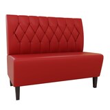 thumbnail of Gastro Sitzbank Paris | 140 cm breit | Kunstleder Rot | Diamant | Dinerbank