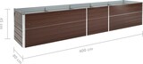 thumbnail of vidaXL Garten-Hochbeet Verzinkter Stahl 400x80x45 cm Braun