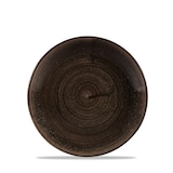thumbnail of Churchill Super Vitrified Stonecast Patina Iron Black Flache Coup Teller, 16,5 cm, 12 Stück