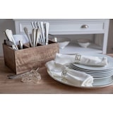 thumbnail of 4er Set Serviettenringe Vita, edel versilbert, anlaufgeschützt, Länge 5 cm