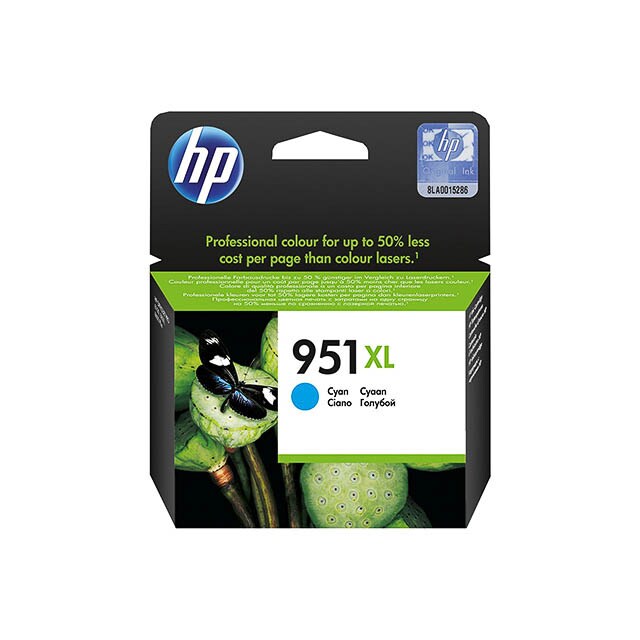 HP 951XL Cyan Cartouche d'encre ORIGINALE - CN046AE