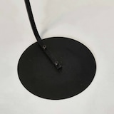thumbnail of Lámpara de pie de arco de polietileno negro - Oviala