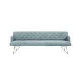 thumbnail of KAWOLA Esszimmerbank CHARME Cord hellblau 206cm