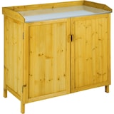 thumbnail of tectake Armoire de jardin basse  Marron