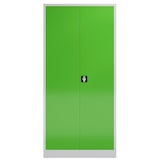 thumbnail of ClassiX Flügeltürenschrank, 1945 x 920 x 420 mm, lichtgrau/gelbgrün