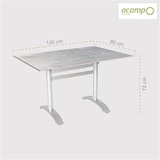 thumbnail of acamp acaplan HPL Tisch 120x80