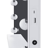 thumbnail of CLP Specchio Trucco Norlina con Bluetooth Metallo HBT: 62x80x14 cm bianco con Bluetooth
