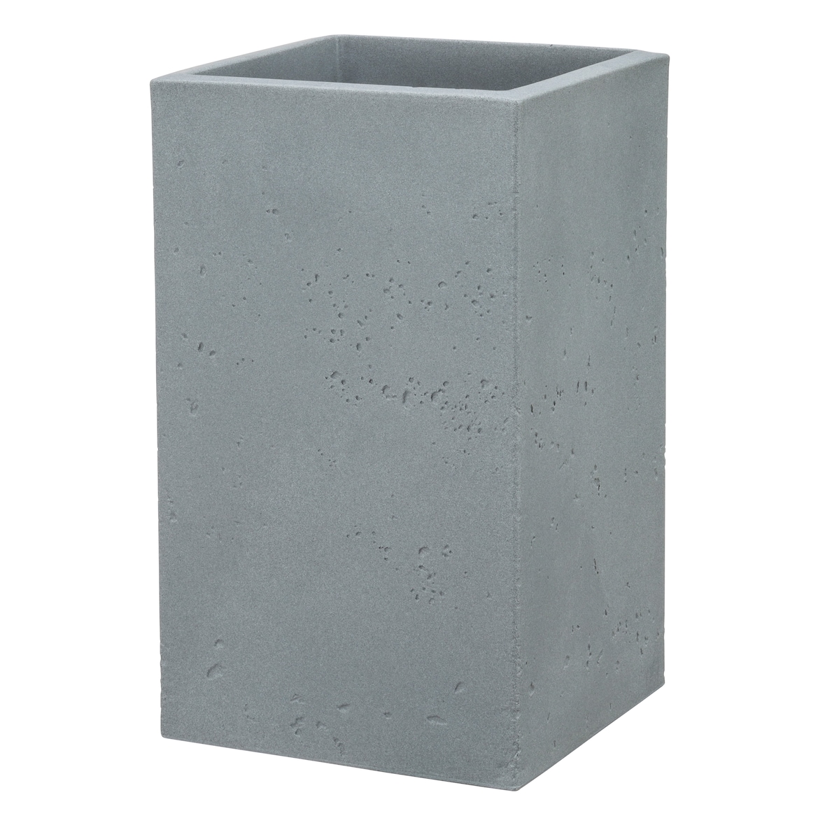 Scheurich C-Cube High 48, Hochgefäß / Blumentopf / Pflanzkübel, hergestellt mit recyceltem Kunststoff, 10 Jahre Garantie