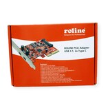 thumbnail of ROLINE PCI-Express-Kaart, USB 3.2 Gen 2, 2x USB-C