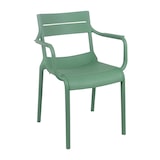 thumbnail of Fauteuil vert sauge de terrasse en plastique