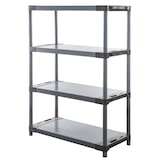 thumbnail of PROREGAL Kunststoffregal BIG GREY BEAR Low, HxBxT 138x100x46cm, Fachlast 160kg, Grau Kunststoff-Regal Euro-Regal Stecksystem Lagerregal