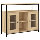 thumbnail of vidaXL Sideboard Sonoma-Eiche 100x35x80 cm Holzwerkstoff