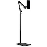 thumbnail of Suporte de chão ajustável e universal para telemóveis, base giratória de 360°, design articulado