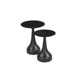 thumbnail of SIT Möbel Mesa de apoio Ø 38 cm | tampo redondo | preto manga maciço | L 38 x P 38 x A 52 cm