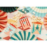 thumbnail of 6 Snackboxen Kinder 8x11,5cm Fingerfood Schalen Zirkus Motiv Candy Bar Zubehör Süßigkeiten Boxen Party Snacks Kindergeburtstag Deko Set