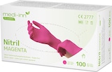 thumbnail of 100 `Medi-Inn® Classic` Handschuhe, Nitril puderfrei magenta `Nitril Magenta` Größe S