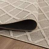 thumbnail of Teppich Outdoor Raute Wetterfest Waschbar Strapazierfähig Balkon Terrasse Küche OEKO-TEX Beige 80x150 cm – CORTINA von Kadima Design
