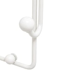 thumbnail of DanDiBo Wandhaken Garderobe Garderobenhaken Weiß Kleiderhaken Büroklammer 32 cm Klammer Jackenaufhänger Haken Metall