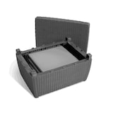 thumbnail of Allibert Corona Loungeset 4-teilig mit Tisch/Kissenbox anthrazit - Rattanoptik, wetterfest