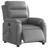 thumbnail of vidaXL Massagesessel Elektrisch Grau Kunstleder