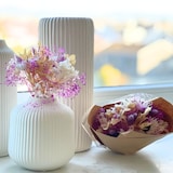 thumbnail of LAYBA Bouquet di Fiori Secchi Viola & Accenti Dorati - Composizione Elegante con Gypsophila, Nigella & Ortensia | Decorazione & Idea Regalo