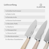 thumbnail of Shibui Sushi-Messer-Set | 15-teilig | 4 Messer mit praktischem Zubehör Beige