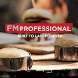 thumbnail of Fmprofessional Anelli da forno regolabili 2 pezzi, per torte, hamburger, acciaio inox, lavabili in lavastoviglie, diametro 9 a 11,7 cm, altezza 4 cm