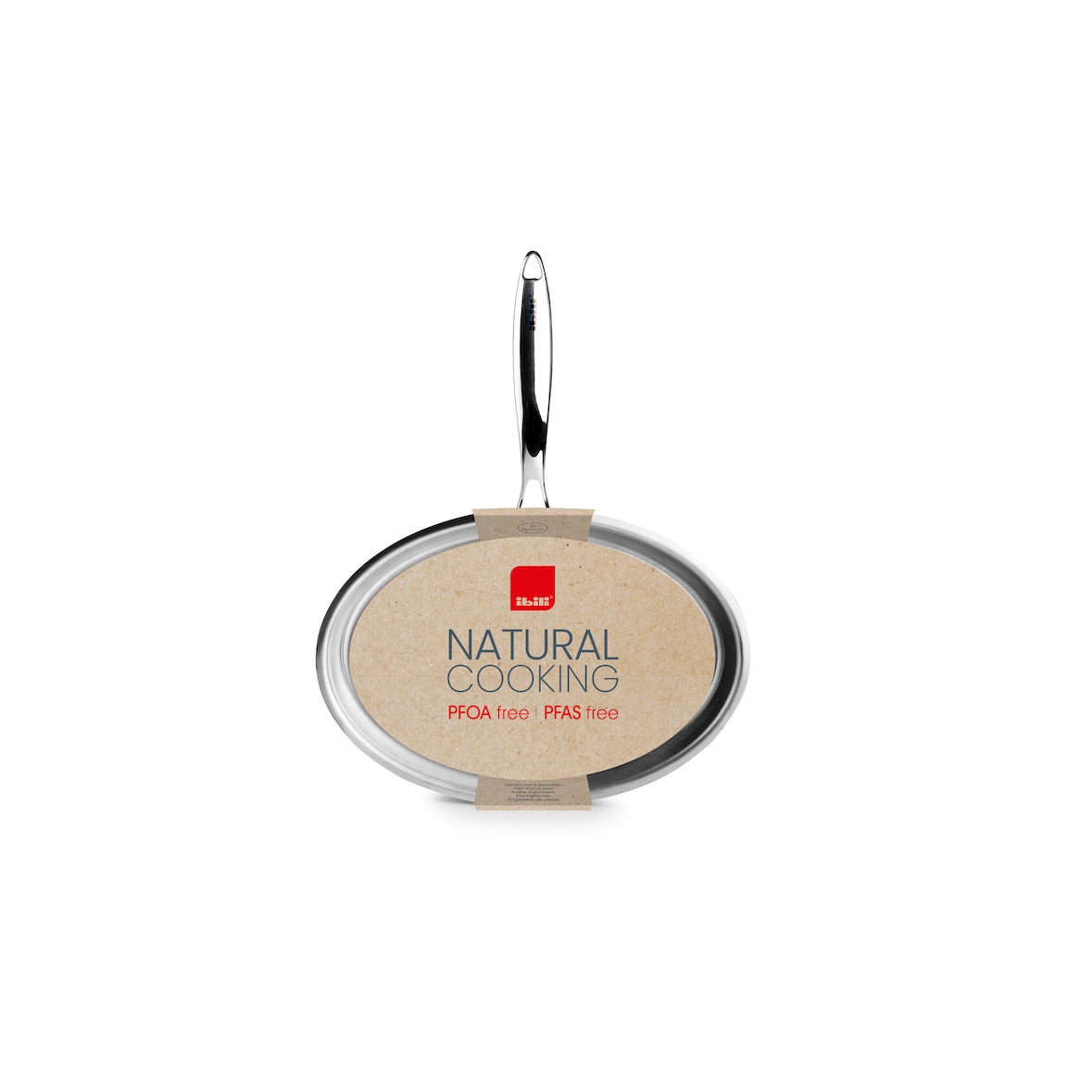 IBILI Sartén para pescado Triply Natural acero inox 34 x 23 x 4,7 cms.