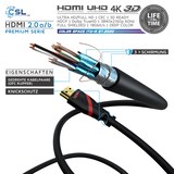 thumbnail of CSL 8k HDMI Kabel 2.1, 4K Ultra HD, UHD, Full HD, 3D, ARC, High Speed mit Ethernet, HDMI Typ A - 4m