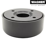 thumbnail of WAGNER Möbelgleiter LOUNGE - Durchmesser Ø 50/55 x 23-35 mm, Verstellfuß, Anschraubplatte, Kunststoff schwarz - 01004901