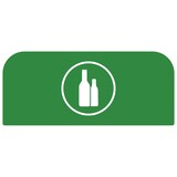 thumbnail of Hinweisschild 2155303 f.Behältereinheit 57l Glas grün