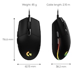 thumbnail of Logitech G203 LIGHTSYNC Kabelgebundene  Maus Schwarz