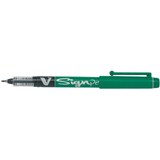 thumbnail of PILOT Stylo-feutre pointe en nylon largeur de trait 0,6 mm encre liquide Verte V-SIGN PEN