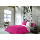 thumbnail of Funda nórdica bicolor reversible cama 90 algodón extra suave fabricado en España Fucsia 43/Blanco Naturals