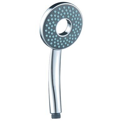 Doccia doccetta cromata con foro, anticalcare design tondo moderno