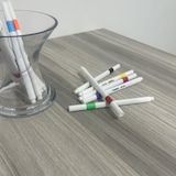 thumbnail of Restootab - Mesa 120x70cm - Modelo redondo com pernas em carvalho branco tages